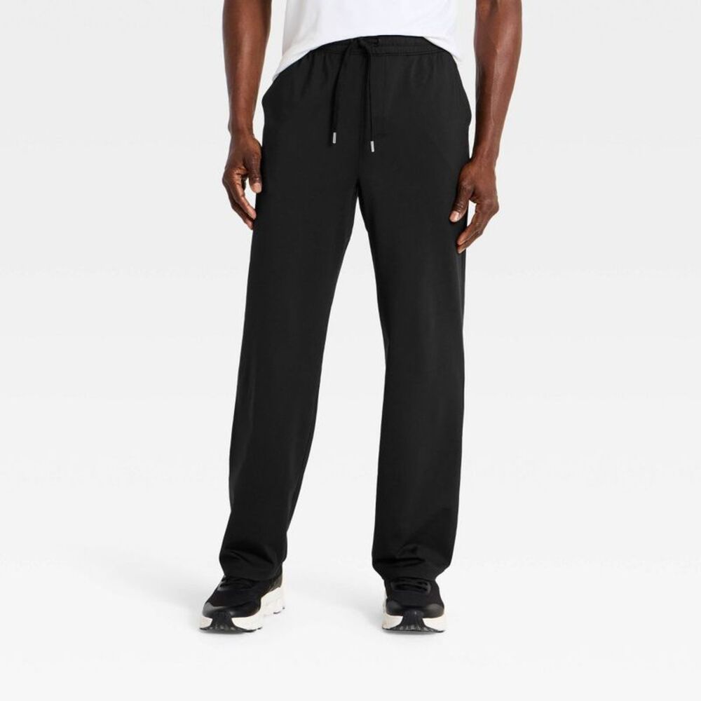 Men's Soft Stretch Pants - All In Motion Black S